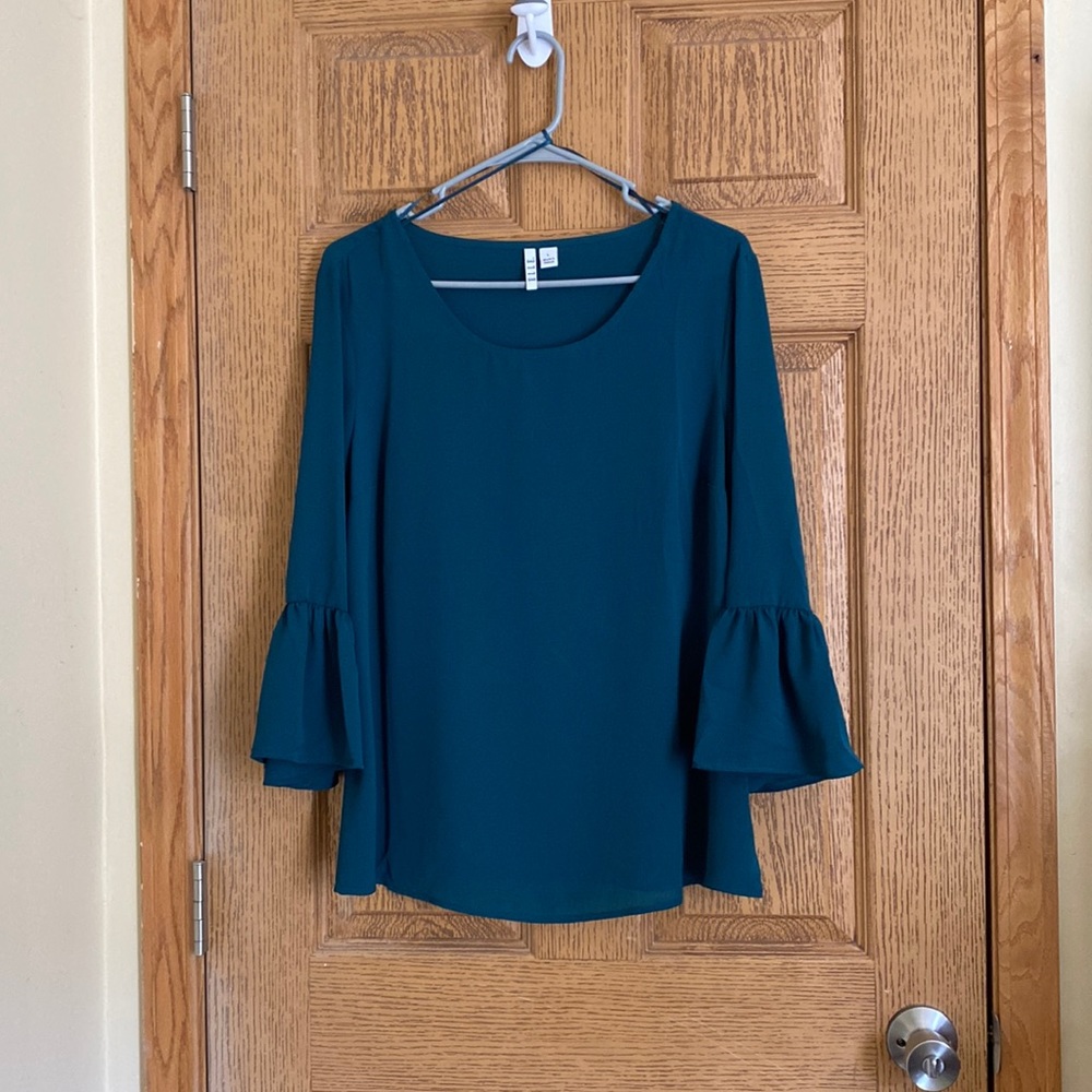 Green dress shirt